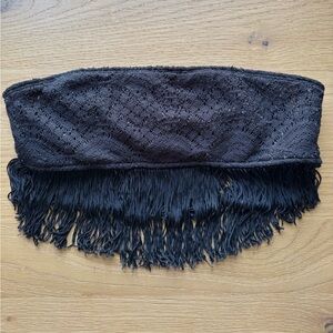 Full Tilt Black Bralette Bandeau | Large